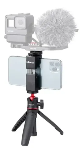 Mini Tripé Ulanzi MT-08 de Alumínio para Câmeras e GoPro+suporte st-29 ulanzi