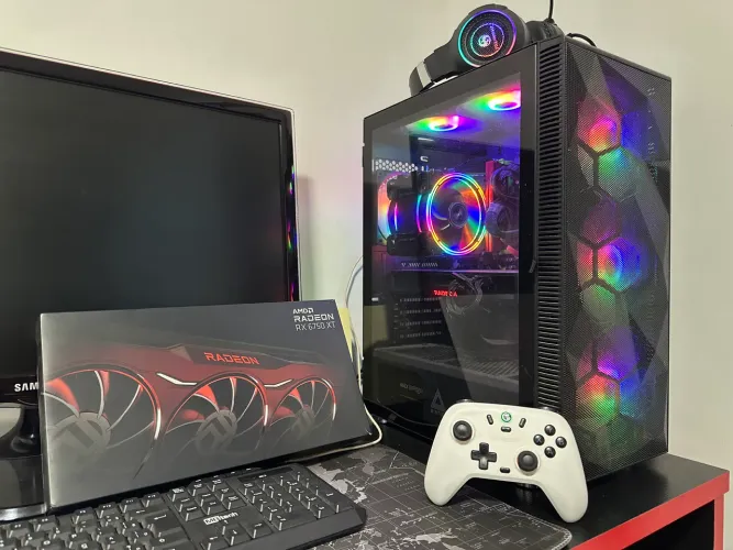 PC GAMER RX 6750 XT SSD 1TB HD 2TB 16GB RAM