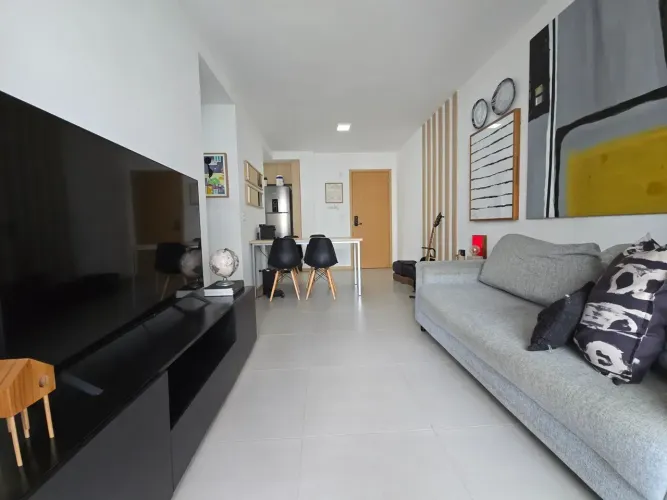 02 quartos/suite mobiliado