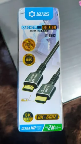 Cabo HDMI 2.1 4k 120hz 2 metros