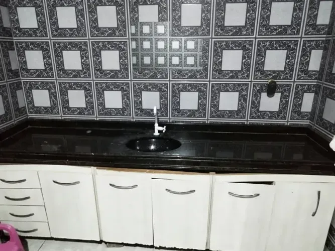 ? Bancada de Granito Preto com Cuba