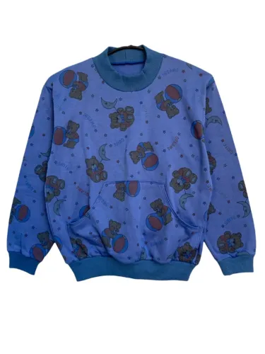 Conjunto Moletom Infantil Menino Estampa Ursinho, Tamanho 6 (Novo)