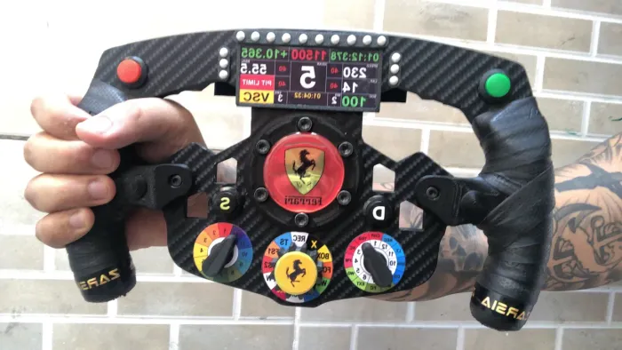 VOLANTE MOD F1 G920 3D ESTILIZADO