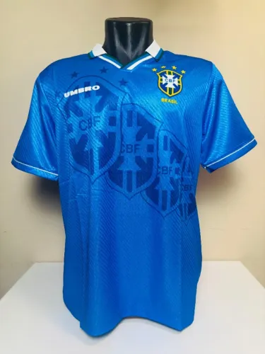Camisa retro: Brasil 1994 azul