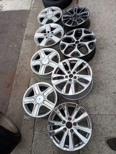 Rodas de liga leve diversas 