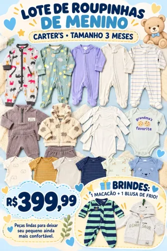 Lote de roupas importadas