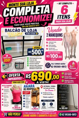 Itens para lojas