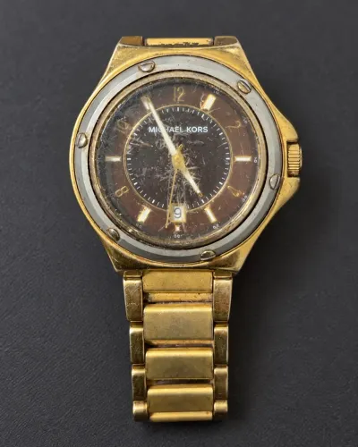 Relógio Michael Kors Original MK-5169 Dourado e Marrom