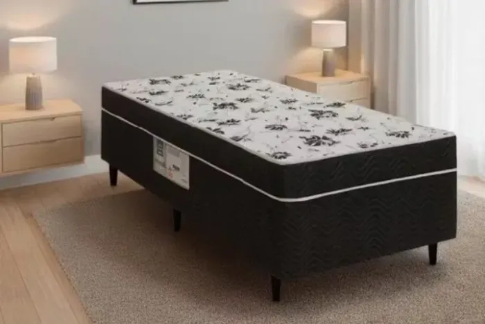 Cama box solteiro Bianca
