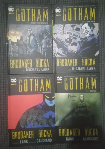 GOTHAM DPGC EDIÇÃO DE LUXO VOL. 1-4 COLEÇÃO COMPLETA