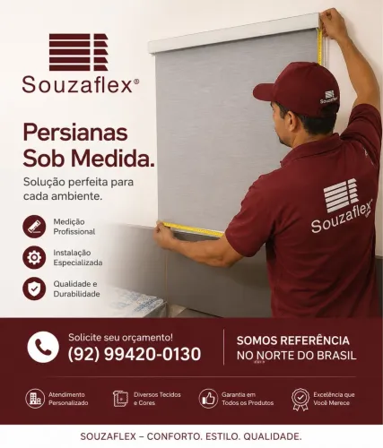 Persianas ( Conforto e Privacidade )
