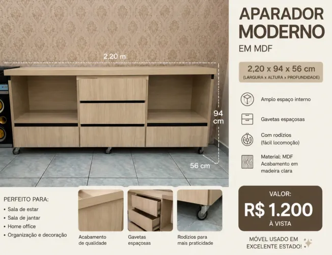 Aparador em MDF
