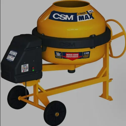 Betoneira 400L 1 Traço Max Monofásica 220V CSM - Usada