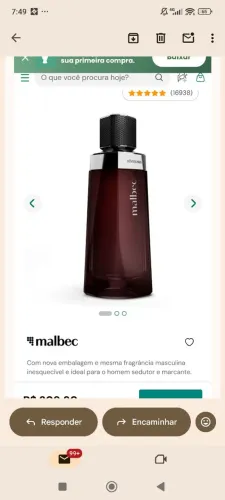 VENDO PERFUME MALBEC ORIGINAL NOVO