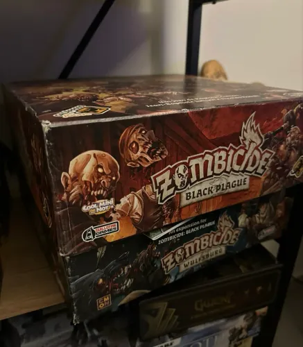 Zombicide Black Plague + Wulfsburg + impressões 3D
