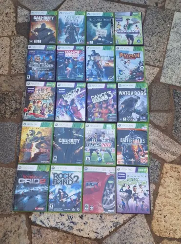 Lote 16 jogos de xbox 360 originais + 4 de brinde