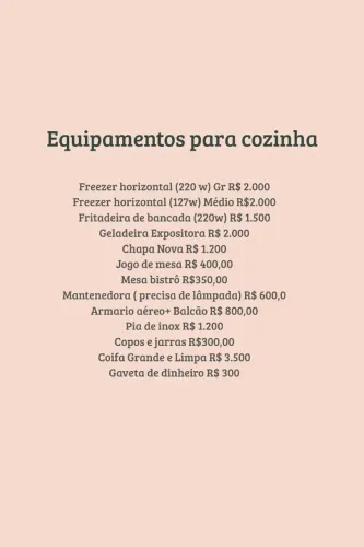 Equipamentos para cozinha industrial 