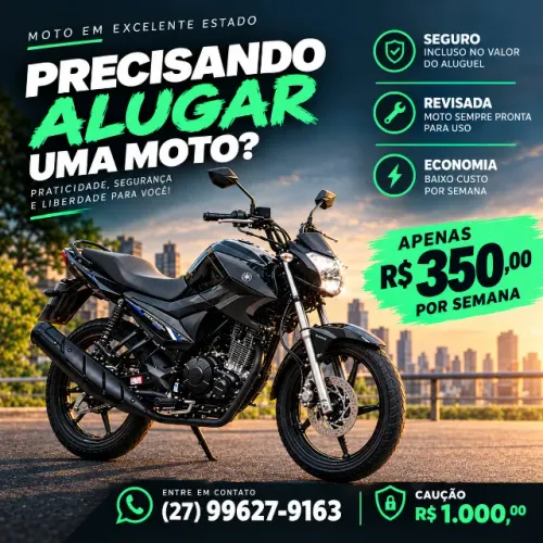 ALGUEL DE MOTO