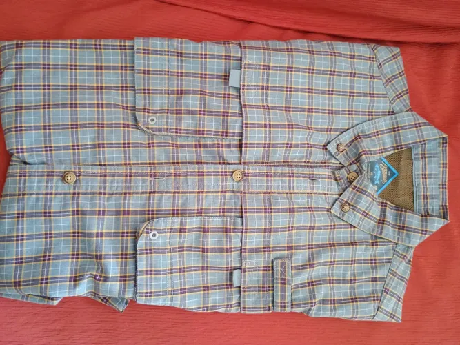 Camisa Tipo Columbia, Outdoorsman, Nova Proteção Solar UPF50+ UVA UVB Pesca e Trilhas 