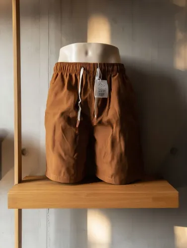 Bermudas masculinas de linho