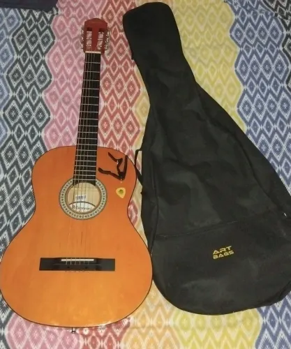 Kit completo ! Violão Giannini N-14 + capa ,capotraste e palheta, Vendo Hoje
