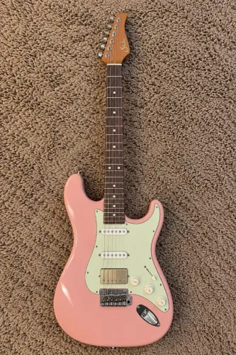 GUITARRA SUHR MATEUS ASATO SHELL PINK ANTIQUE
