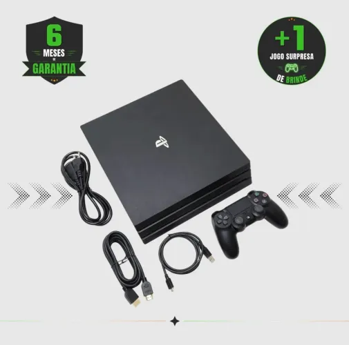 Playstation 4 Pro Sony 1 Tb Recondicionado - Garantia 4 Meses + 1 Jogo (Recondicionado)