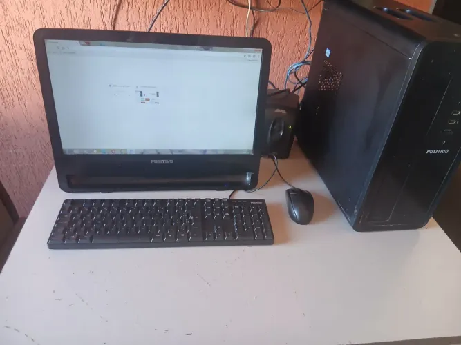 Computador Positivo completo e funcionando!