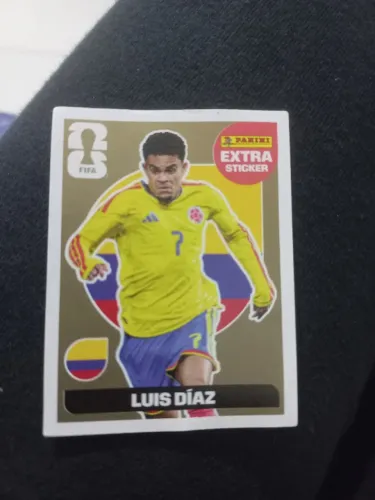 Figurinha Legend dourada LUIS DIAZ (Extra Sticker)