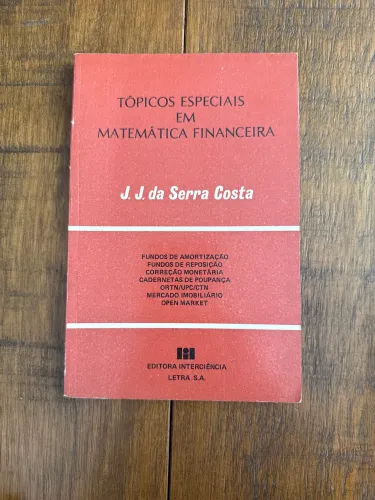 Livro Tópicos especiais em matemática financeira 