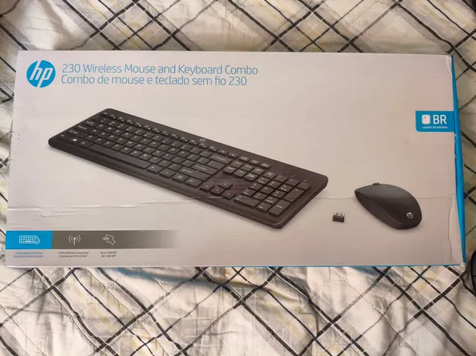 Kit Teclado e Mouse originais HP - Novos