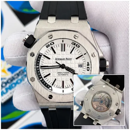 RELOGIO AP ROYAL OAK OFF SHORE FUNDO BRANCO