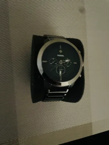 Relógio Fossil Rhett Cronógrafo Original - Aço Inoxidável Preto