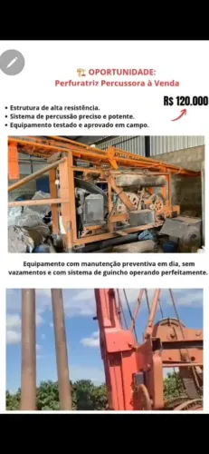 Perfuratriz Juper 300 - Máquina Forte para Poços Artesianos | Pronta para Trabalhar