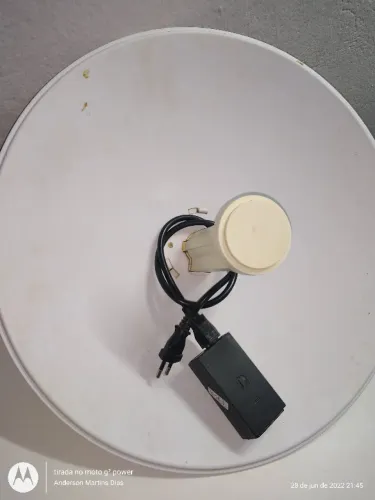 1 Antena via rádio Ubiquiti Powerbeam M5 400 Completa Usada
