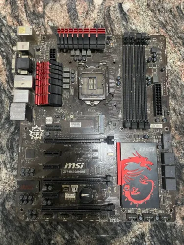 Placa Mãe MSI Z97 LGA 1150 Para Reparo Ou Peças