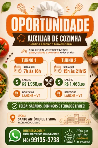 AUXILIAR DE COZINHA 