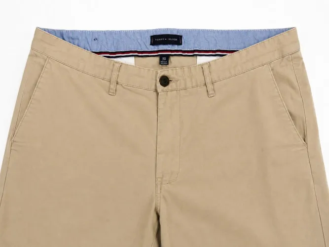 Calça Sarja Tommy Hilfiger Masculina Bege Tamanho 50