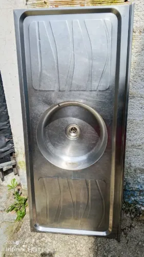 Pia reforçada de inox
