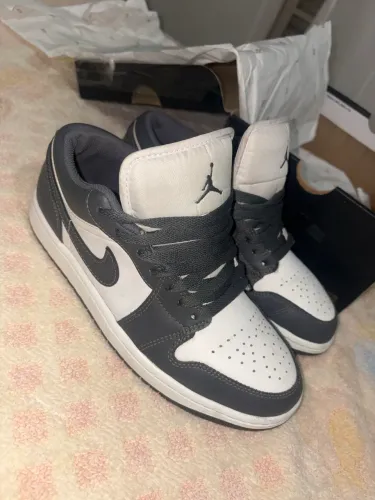 Tênis Air Jordan 1 Low Cinza - Original