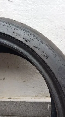 Par de pneus runflat 225/45/19 goodyear