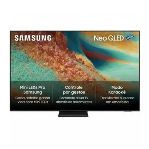 NEO QLED Mini LED qn85f 55 trc em iPhone leia
