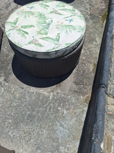 puff banco para sentar jardim