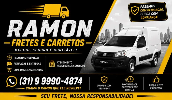 Frete é carreto 