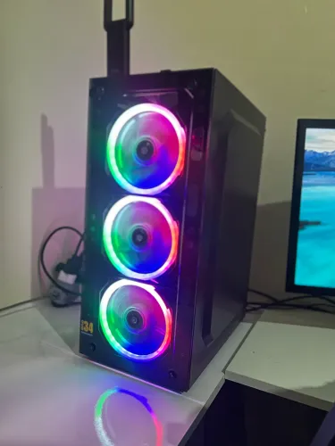 PC Completo Ryzen 7 5700G + 2 Monitores