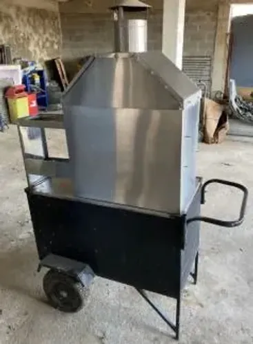 Carrinho de churrasco usado 