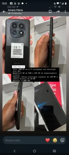 Celular Redimi Note 15
