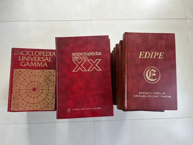 Baixou o Preço- Enciclopédias antigas raridade GAMMA, EDIPE e Século XX