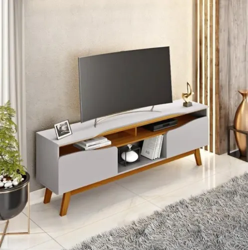 Rack para tv de até 75 designer moderno e elegante novo a pronta entrega 