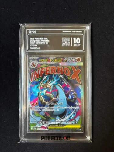 Carta Pokemon Graduada Mega Charizard X PCG 10 PSA